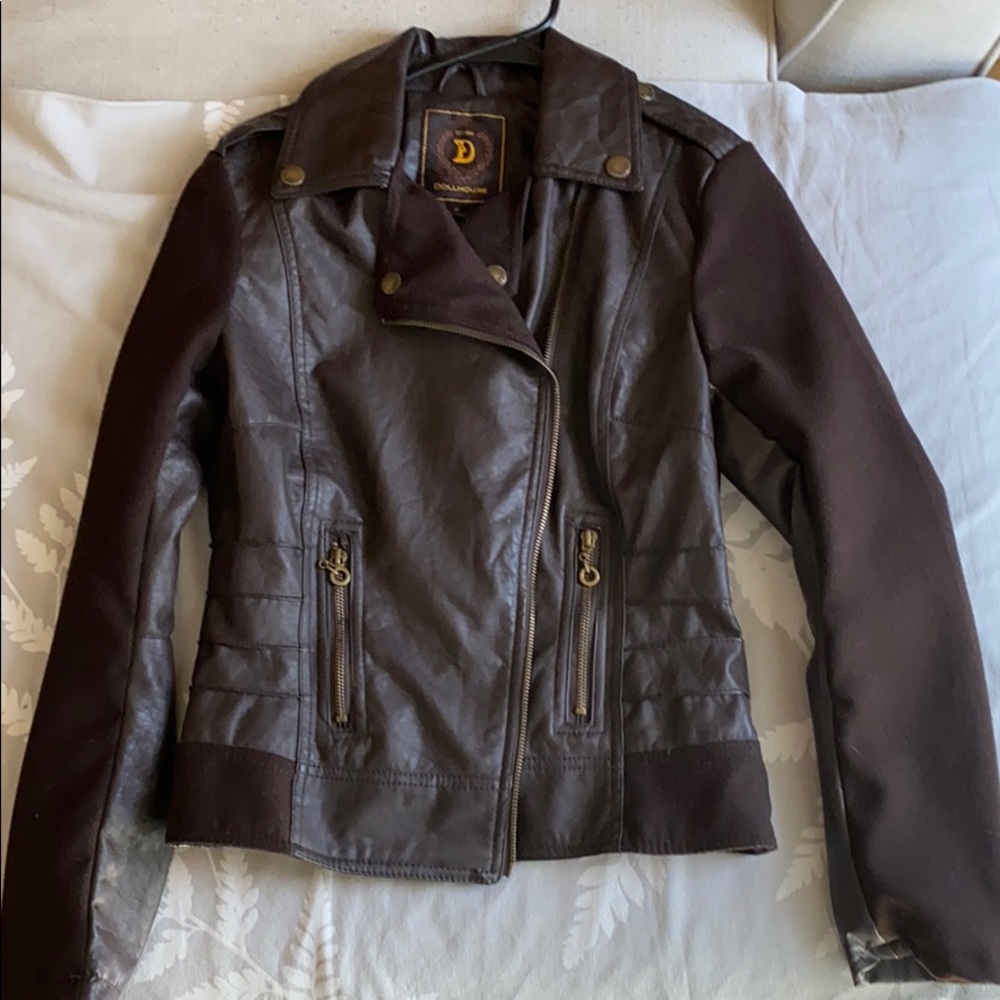 Dollhouse faux leather jacket